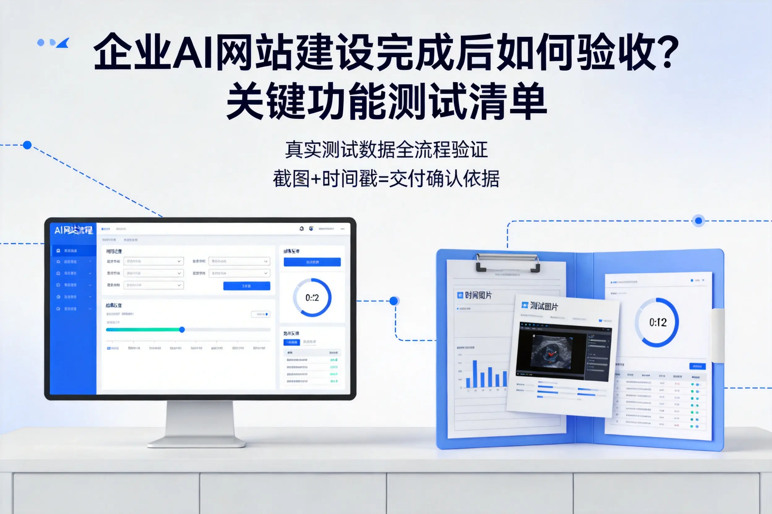 昌吉企业AI网站建设完成后如何验收？关键功能测试清单