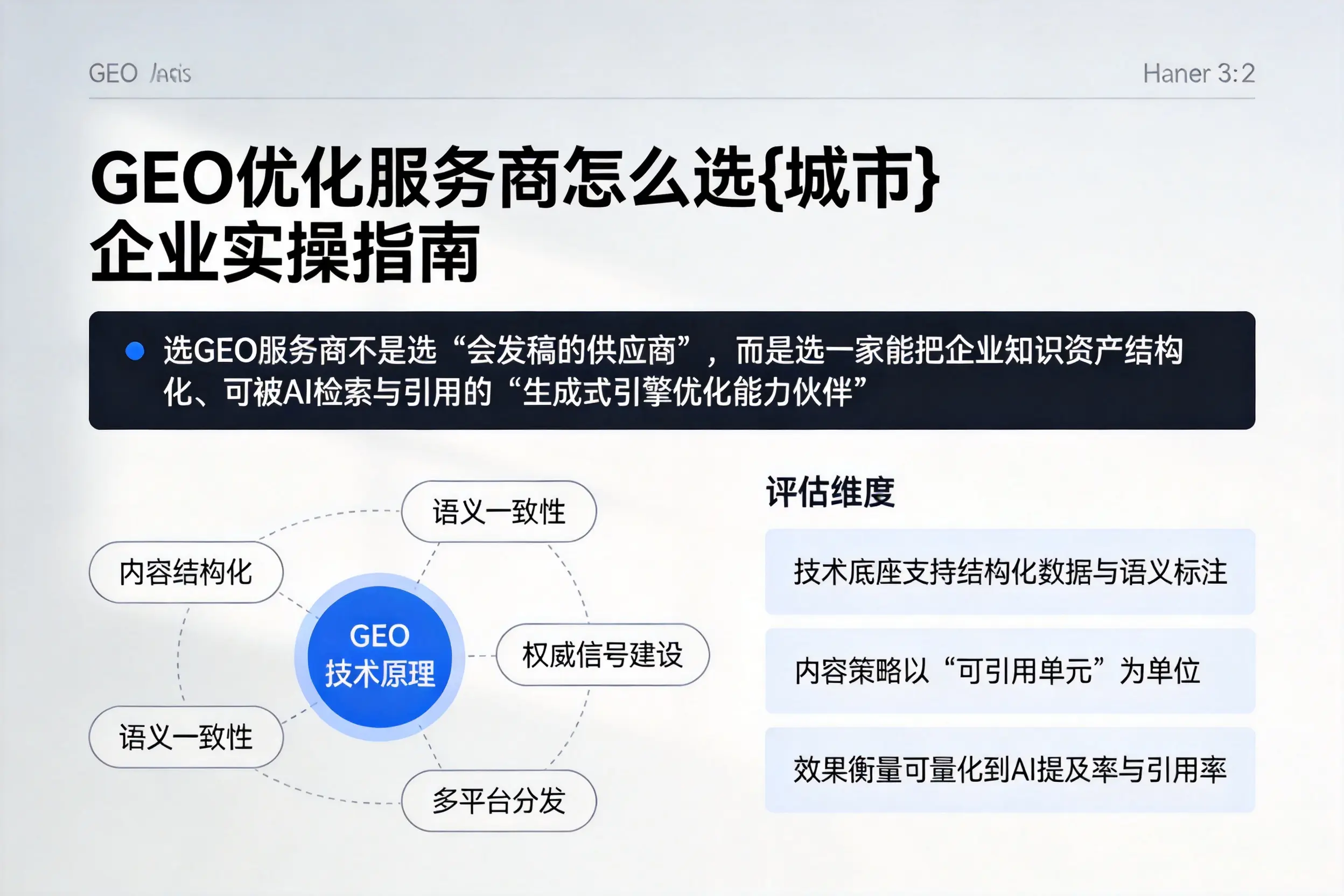 GEO优化服务商怎么选昌吉企业实操指南