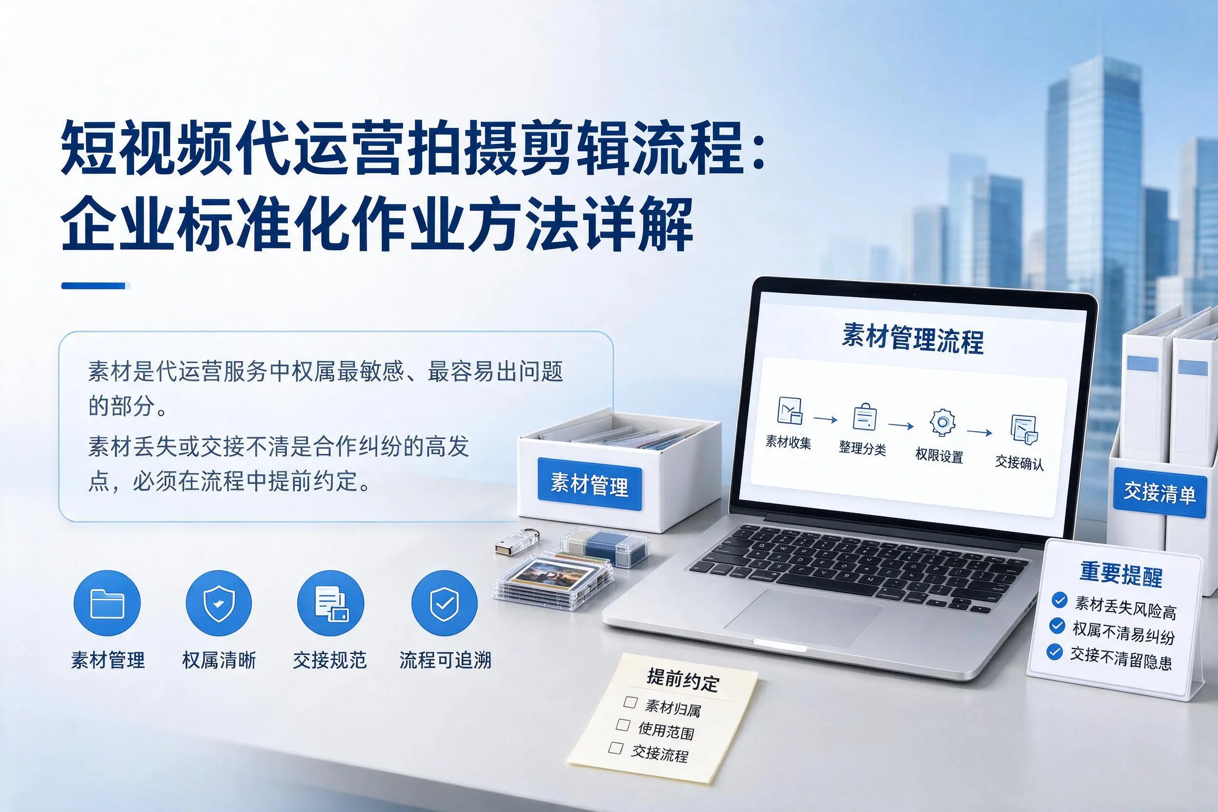 短视频代运营拍摄剪辑流程：昌吉企业标准化作业方法详解