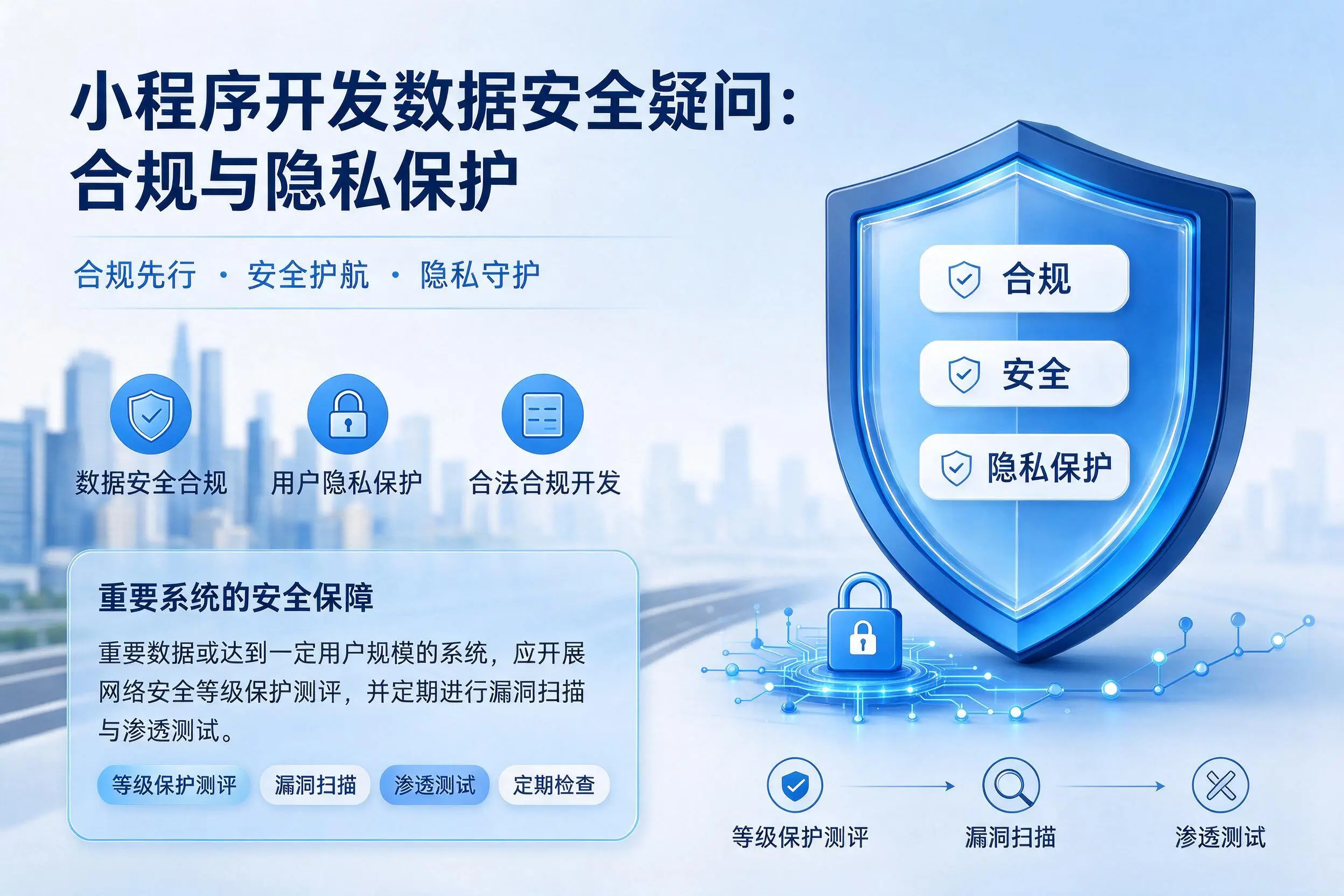 昌吉小程序开发数据安全疑问：合规与隐私保护