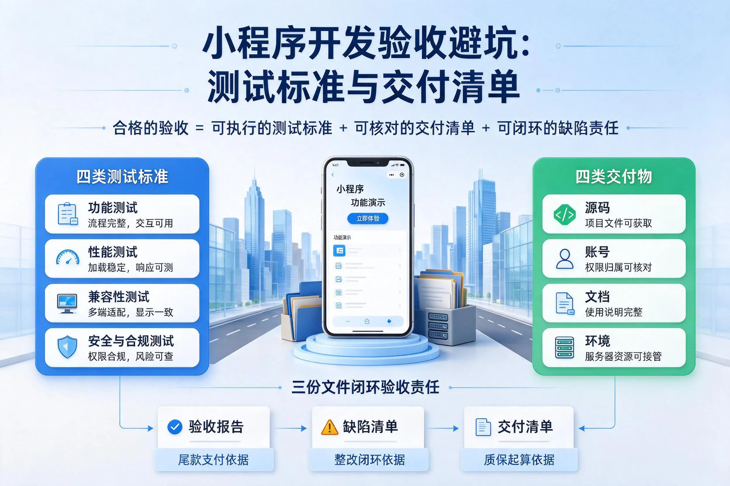 昌吉小程序开发验收避坑：测试标准与交付清单