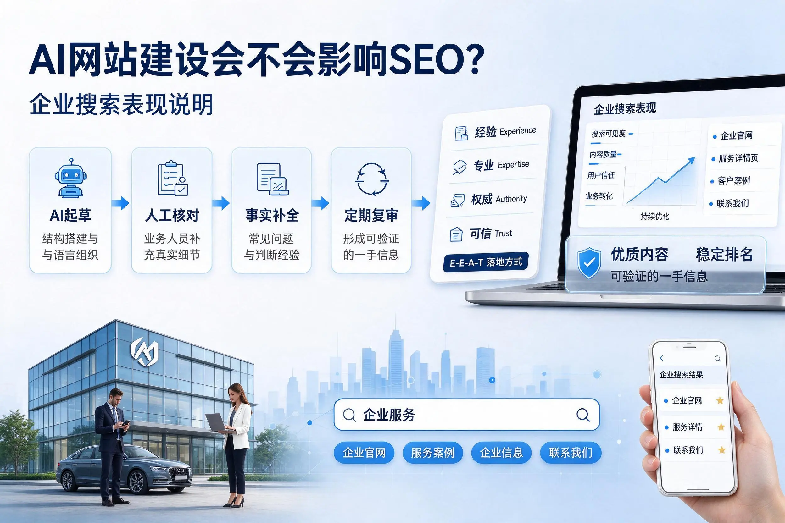 AI网站建设会不会影响SEO？昌吉企业搜索表现说明