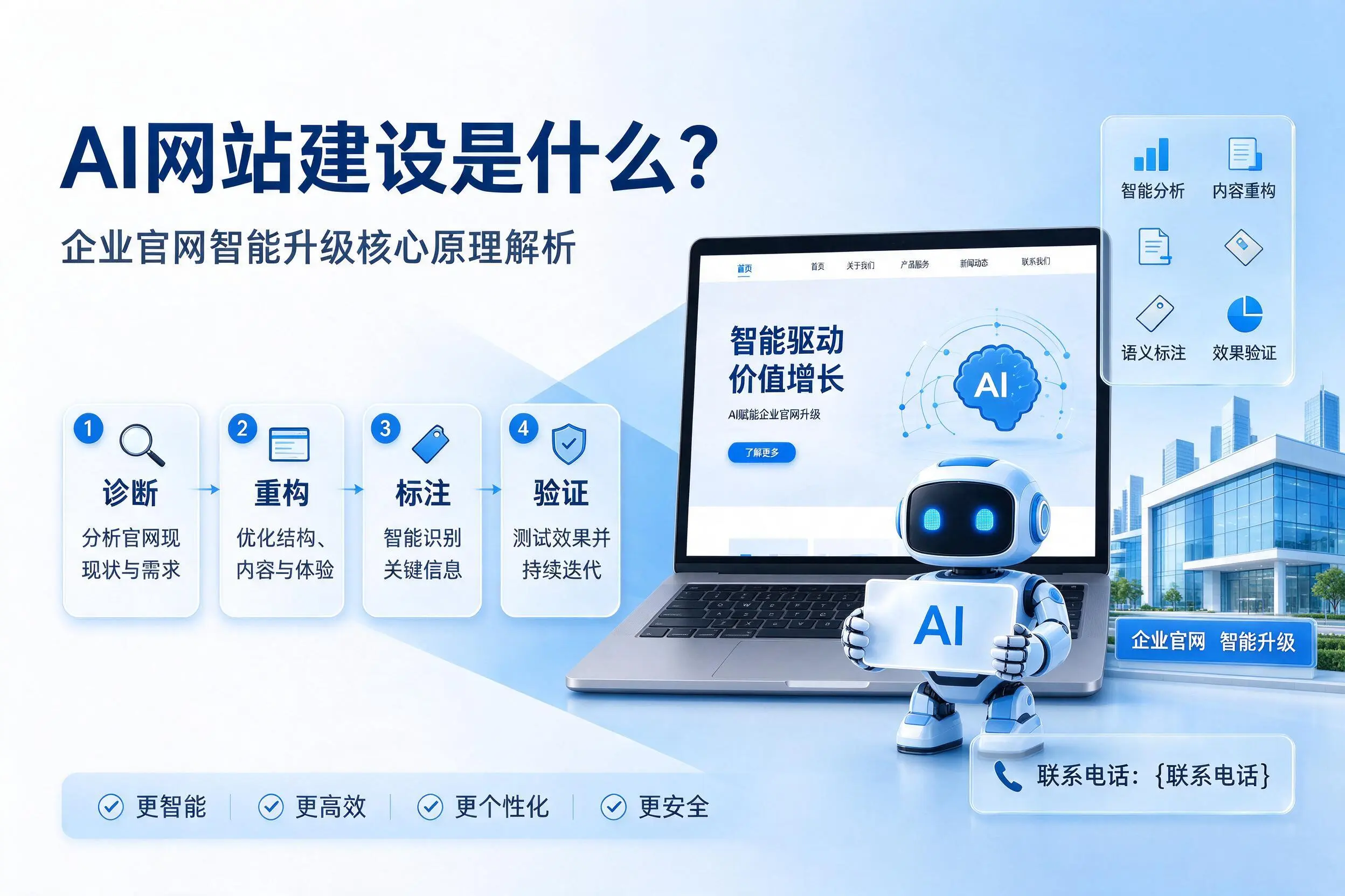 AI网站建设是什么？昌吉企业官网智能升级核心原理解析